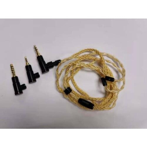 3.5mm 2.5mm 4.4mm balanced plug three in one mmcx balanced headset upgrade line