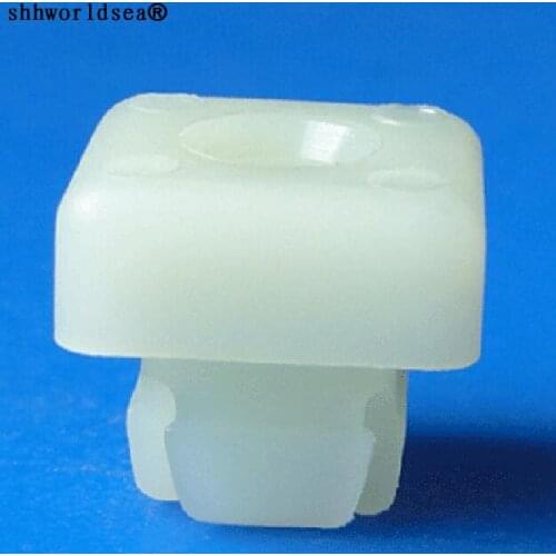 Shhworldsea auto clip License Plate Nut & Door Lock Remote Control Switch Bracket Nut #14 Screw Size for Mitsubishi 6027958