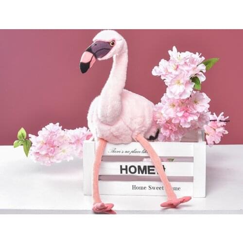 1 pc 37cm Plush Flamingo Toys Stuffed Bird Soft Doll Pink Flamingo Kids Toys Wedding Gift for Children High Quality Dropshipping