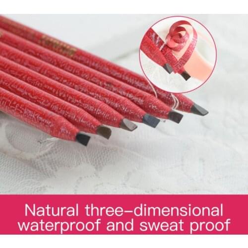 1 Pcs Eyebrow Pencil Beauty Natural Long Lasting Waterproof Stereo Types Coloured Beauty Eyebrow Cosmetic Tools TSLM1
