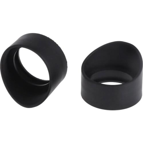 2Pcs 32mm Diameter Rubber Eyepiece Cover Guard Cap for Biological Stereo Microscope Telescope Monocular Binoculars