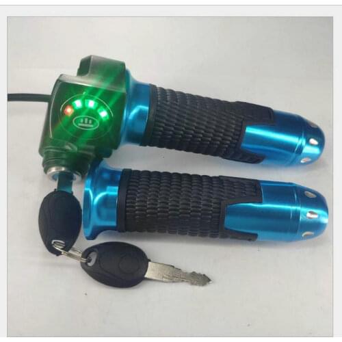 24v36v48v Battery Level/Power Indicator+Twist Throttle With Lock&Display Electric Scooter Tricycle Bicycle MTB ATV Diy Part