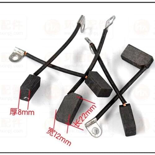 4Pcs/Lot Forklift Carbon Brush Forklift Graphite Brush DC Motor Carbon Brush 8*12*22 / 9*16*17 /10*40*32 /10*32*26 / 12.5*40*27