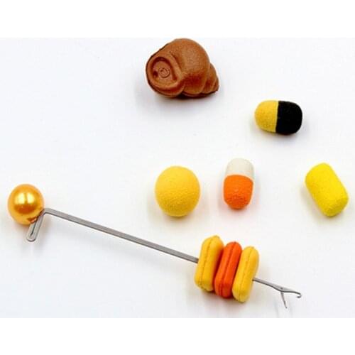 5Pcs Baiting Needles Carp Fishing Boilie Needles Lead Core Rigs Splicing Tools For Pearl Pill Type Particle Granule Lures