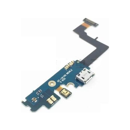 50pcs/lot USB charging dock charger port connector flex cable With Microfone Flex Cable Ribbon For SAMSUNG Galaxy S2 I9100