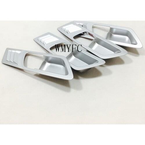 ABS Interior Door Handle Trim Inner Door Bowl Sticker For Toyota C-HR CHR C HR 2016 2017 2018 2019 2020 Car Styling Accessories