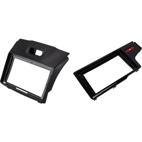 Car Radio Fascia for HONDA FIT Jazz with Double Din Radio Stereo Face Facia Fascia Panel Frame DVD Dash Stereo Kit