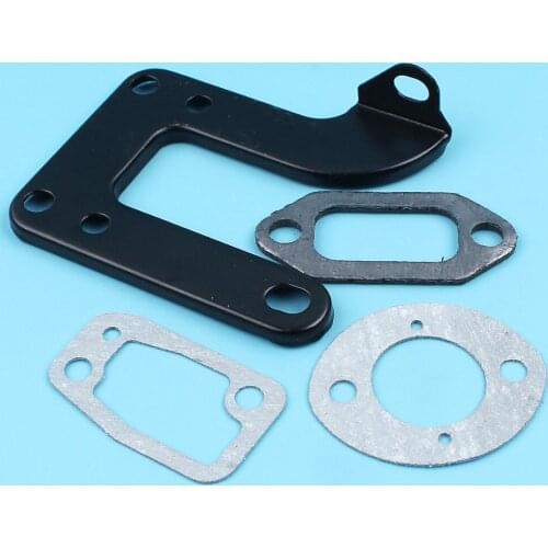 Muffler Bracket Carburetor Intake Manifold Gasket Kit For Husqvarna 268 272 61 272XP 272K Chainsaw
