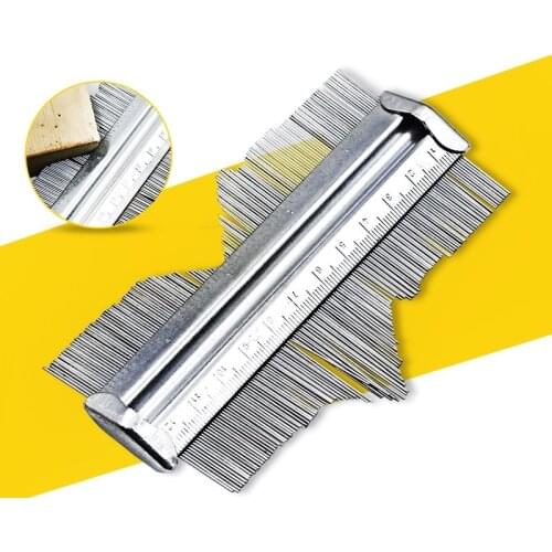 125MM Profile Contour Gauge Deep Decorating Template Tiling Steel Metal Tiling Skirting Laminate Profile Wood Shape