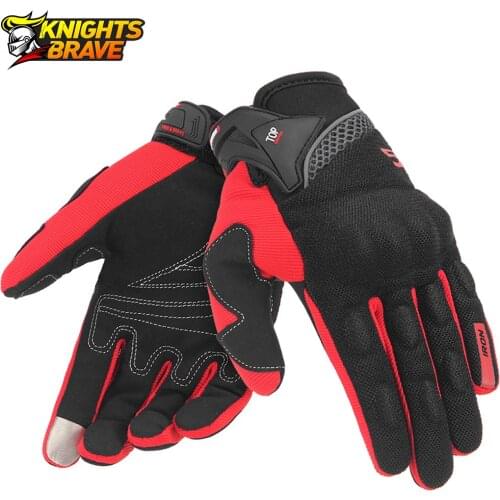 New Summer Motorcycle Gloves Men Motocross Gloves Non-slip Off Road Riding Guantes Moto Biker Touch Screen Mens Gloves