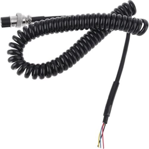 2021 New CB Radio Speaker Mic Microphone 4 Pin Cable for Cobra PR550 PR3100 Walkie Talkie