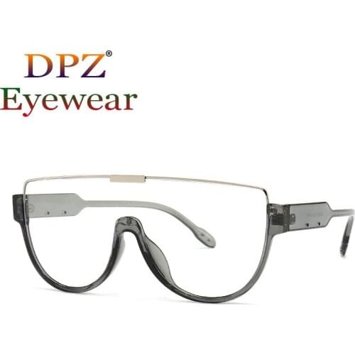 New luxury retro rock style mens one-piece metal sunglasses woman modern retro glamour brand design sunglasses Oculos De Sol