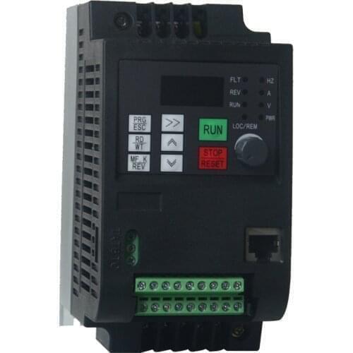 1.5KW/2.2KW 220v single phase input to 380v 3 phase output AC Frequency Inverter & Converter ac drives /frequency converter VFD