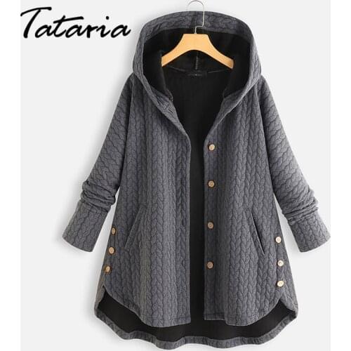 Tataria Womens Winter Jacket for Women Long Parkas Female Hooded Jackets Womens Winter Coat Female Winter Coat Jacket Outwear