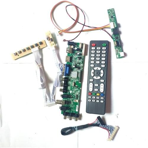 For LM230WF3-SLE1/SLF1/SLG1/SLK1/SLK3 LVDS 1920*1080 HDMI-Compatible VGA USB AV TV 3663 DVB digital 30Pin LCD Controller board