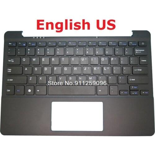 Laptop PalmRest&keyboard For 4Good CL110 English US N16-C N16S H003-13 GL-DZH-NB457 Upper Case Without Touchpad New