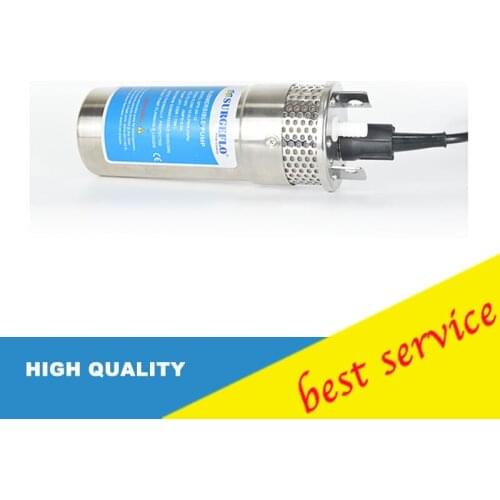 Stainless steel Solar Submersible Pump 8 liters 12 liters 20 liters high flow high pressure deep well DC micro-pump