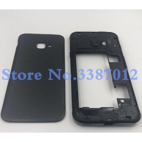 Full Housing For Samsung Galaxy Xcover 4 G390 SM-G390F Single / Dual Card Middle Frame Plate+ Back Battery Cover