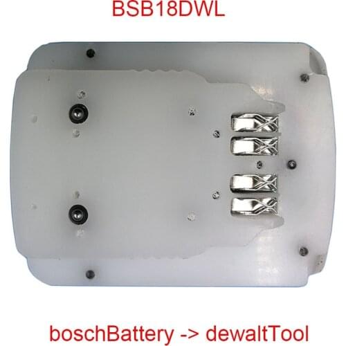 Dawupine BSB18DWL Adapter Converter Jungle Use Bosch 18V Li-ion Battery For Dewalt 18V 20V Tool Replace DCB184 DCB205