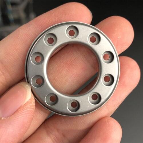 Rc Car Toy Truck Metal Wheels Hub Rims Guard Rings For 1:14 Scale Model Tractor TAMIYA SCANIA R620 VOLVO FH16 56360 MAN TGX Benz