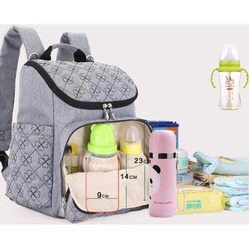 Discount! Mummy Baby Bag Backpack For Baby Care WaterProof Baby Diaper Bag Suits For Mummy Bag Baby Bottle Holder