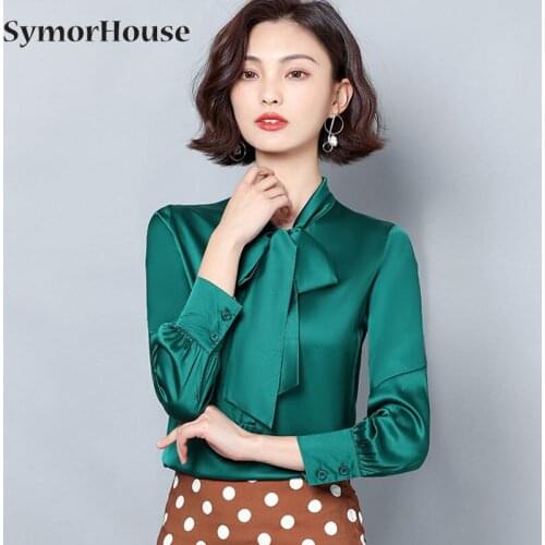 Зеленые блузки SymorHouse China At AliExpress