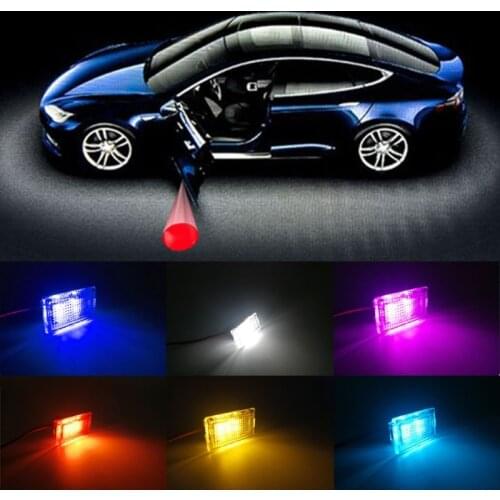 Tesla Model X S 3 Bright LED Lights Easy Plug Accessories for Automotive Trunk Frunk Area Lighting Lamp