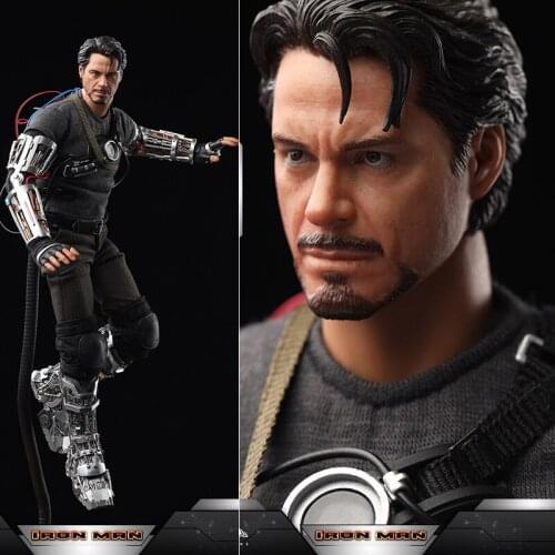 In stock iron hero 1/6 M-STUDIOS MS008 Tony Stark Debug scenario Action figure 12inches doll figure