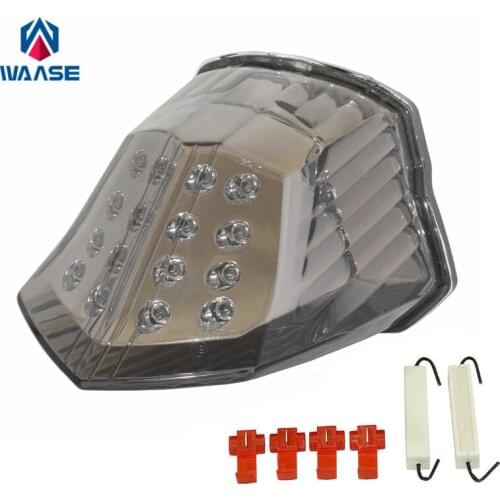 Waase For Yamaha XJ6 Diversion F 2010 2011 2012 2013 2014 2015 2016 E-Mark Tail Light Brake Turn Signals Integrated LED Light