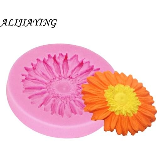 1Pcs Chrysanthemum molds 3d Flower Cake Decorating chocolate Silicon Mould Diy Fondant Silicone Molds For Cake Decorating D0391
