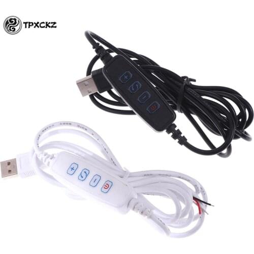 1pcs LED Dimmer USB Port Power Supply Line Extension Cable With ON OFF Switch Adapter