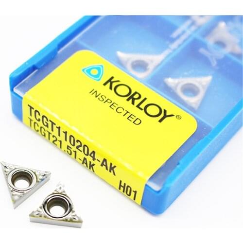0PCS TCGT110204 AK H01 Aluminum Cutter Blade Insert Cutting Tool TCGT 110204 CNC Tools Alloy Wood Turning Tool