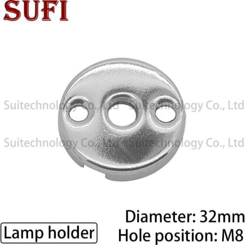 2pcs LED Hose Clip Light Table Lamp Fixture Base Screw M8 Spotlight Base Accessories Jewelry Light Machine Lamp Light Holder