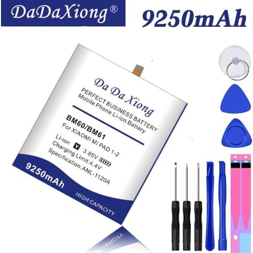2020 100% New 9250mAh lithium Battery for BM60 BM61 Xiaomi Mi Pad 1 Mipad 1 A0101 tfor Xiaomi Pad 2 Mipad 2 7.9 inch in stock