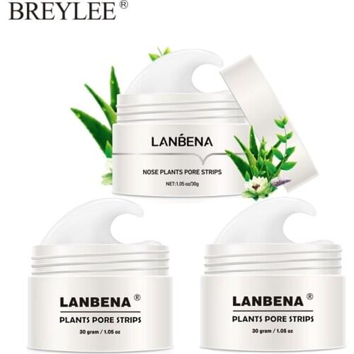 LANBENA 3pcs Blackhead Remover Nose Mask Peeling Acne Treatment Nasal Patch Pore Black Dots Deep Cleansing T Zone Care Skin Care