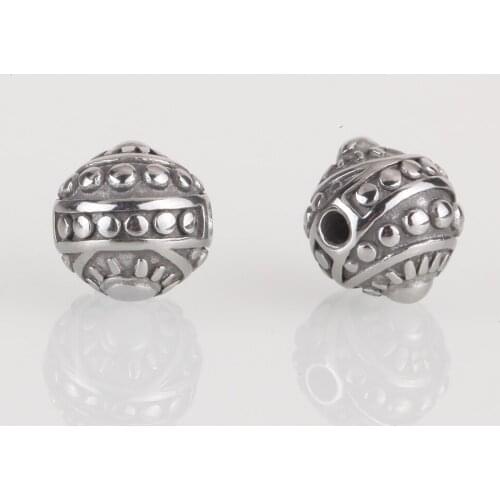Beads for Jewelry Making Supplies Stainless Steel Beads for Needlework Diy BraceletAccessories Findings Wholesale Lots Bulk