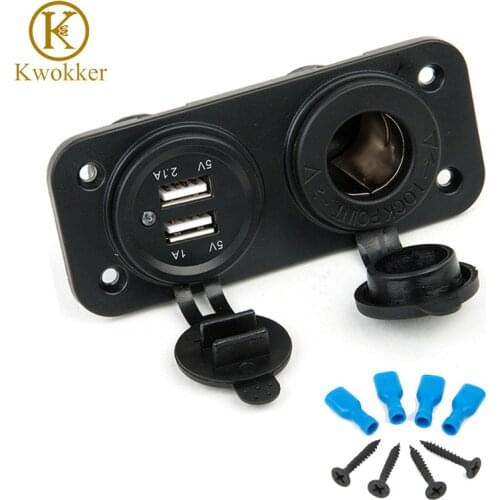 Dual USB Car Cigarette Lighter Socket Splitter USB 12V 2.1A 1A Charger Power Adapter 5V 3.1A Car Charger for Phone