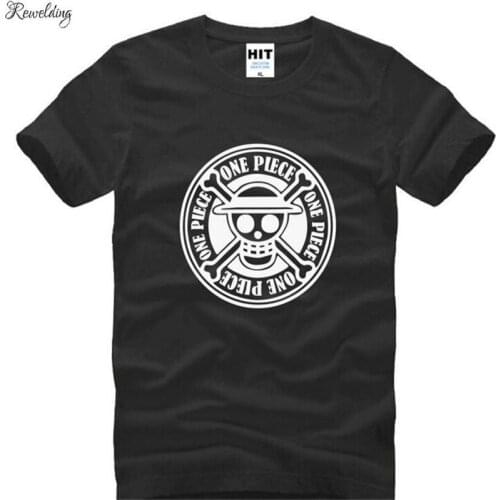 One Piece Chopper Printed T Shirts Men New Summer Short Sleeve O-Neck Cotton Mens T Shirt Tee Shirt Homme Cartoon Fans Clothing