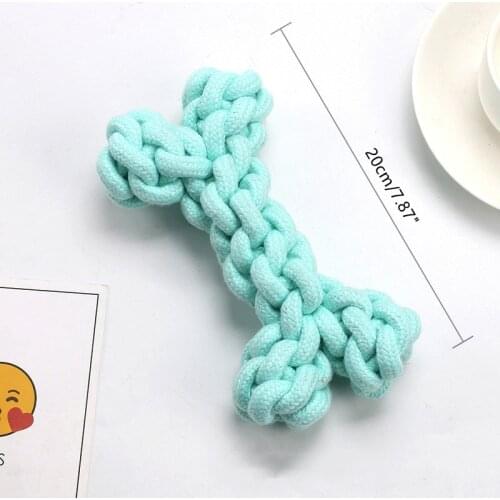 Pet Toys for Small Dogs Rubber Cotton rope Teeth Cleaning Resistance To Bite Dog Toy Chew Training Toys Pet Supplies Puppy toy