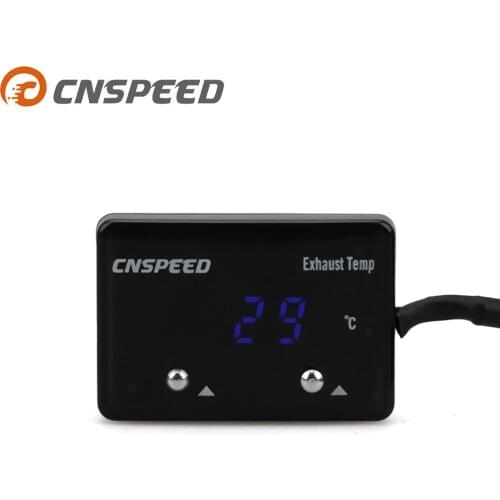 Red Blue LED Exhaust Temp Gauge Exhaust Gas Meter Digital With Sensor EXT Temperature Meter Turbo For 4WD Hilux Patrol EGT