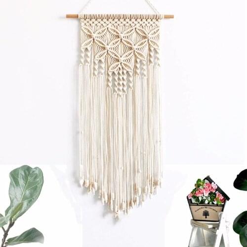 Macrame Wall Hanging Tapestry 100% Hand Knitted Macrame Wall Decorative Tapestry