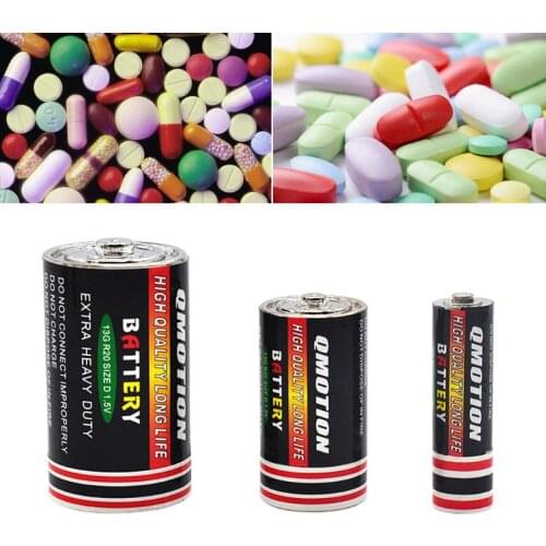 1PC small Battery Secret Stash caja Diversion Safe Box Hidden Money Coins Container Case storage B95A