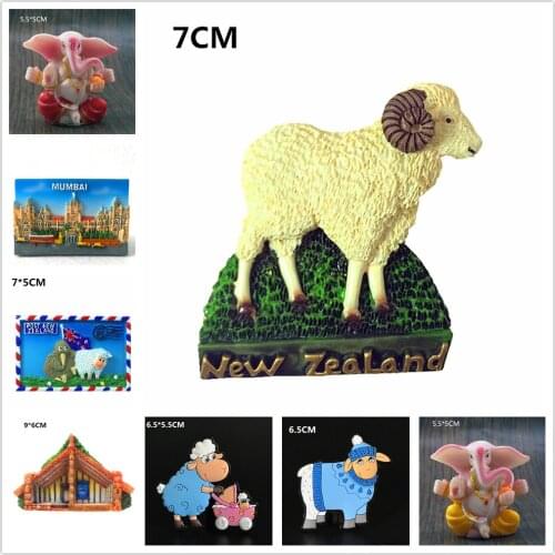 Africa Kenya 3D Creative Minibus Fridge Magnet Refrigerator Magnetic Decoration Articles Collection Handicraft Gift