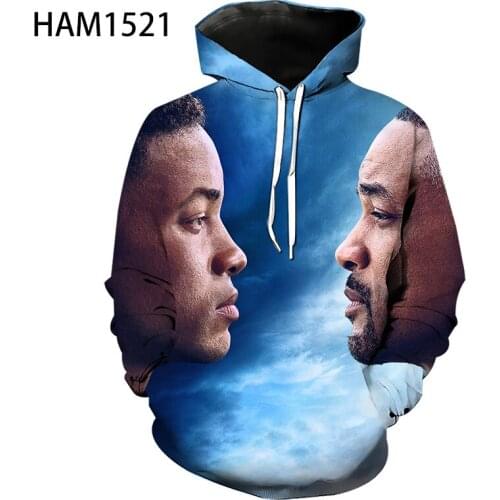 2021 New Hoodie Mens and Womens Childrens 3D Printing Gemini Man Cool sweatshirt Street Fashion Casual Jacket