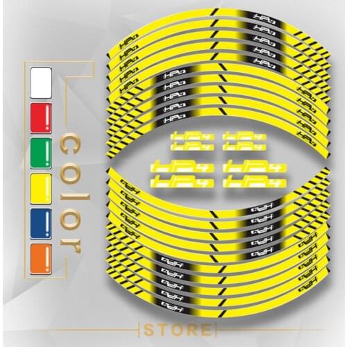 New Motorcycle Tire Reflective stickers inner wheel stripes decoration decals for BMW HP4 hp4