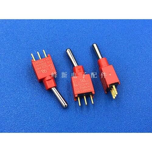 Original New 100% Q22A 1A250VAC 3A120V self-playing unilateral reset toggle switch button waterproof and dustproof 3pin