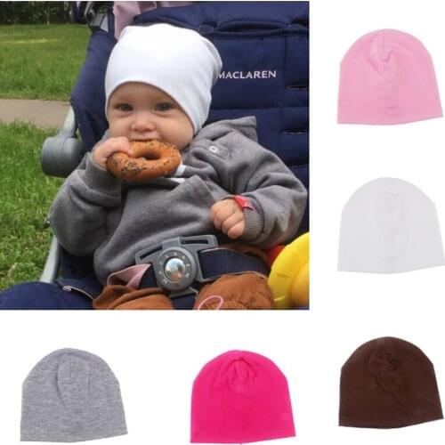 Autumn winter Baby Hat Candy Colors Toddler Baby Boy Girl Cotton Warm Soft Crochet Cute Hat Cap Beanie Fit For 0-12 months