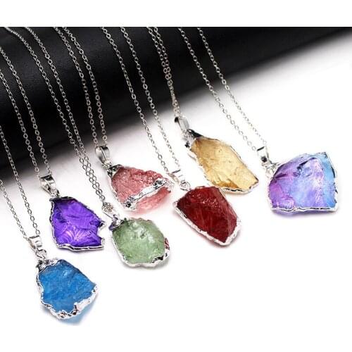 Necklace Genuine Healing Crystal Stone Crystals Jewelry for Women and Men Girls Boys Handmade with Love Spiritual