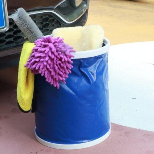 Portable vehicle-mounted sundries storage bag travel folding barrel for Hyundai ix35 iX45 iX25 i20 i30 Sonata,Verna,Solaris