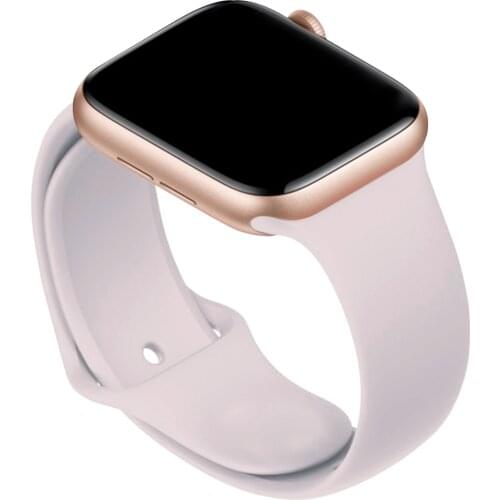 Silicone Strap For Apple Watch band 40mm 44mm 42mm 38mm Rubber belt smartwatch bracelet watchband iWatch serie se 3 4 5 6 strap